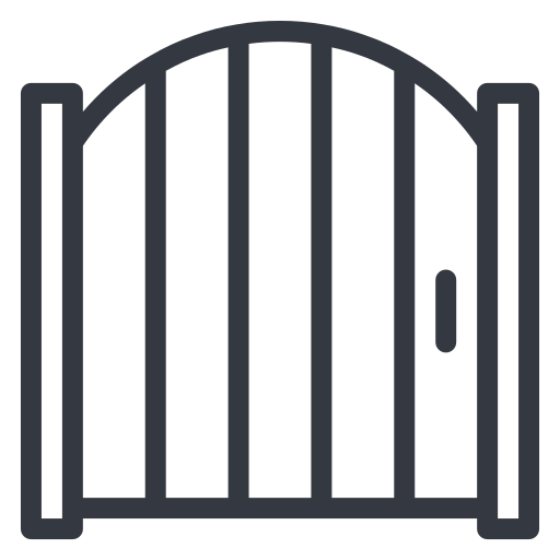 wall Fence gate icon